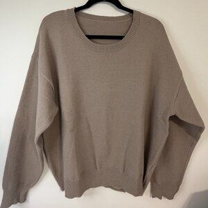 Tan 3XL lomg Sleeved Sweater